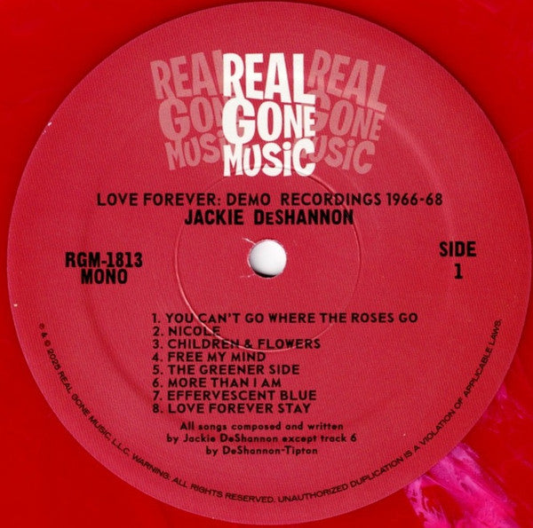 Jackie DeShannon : Love Forever (Demo Recordings 1966-68) (LP,Record Store Day,Compilation,Stereo,Mono)