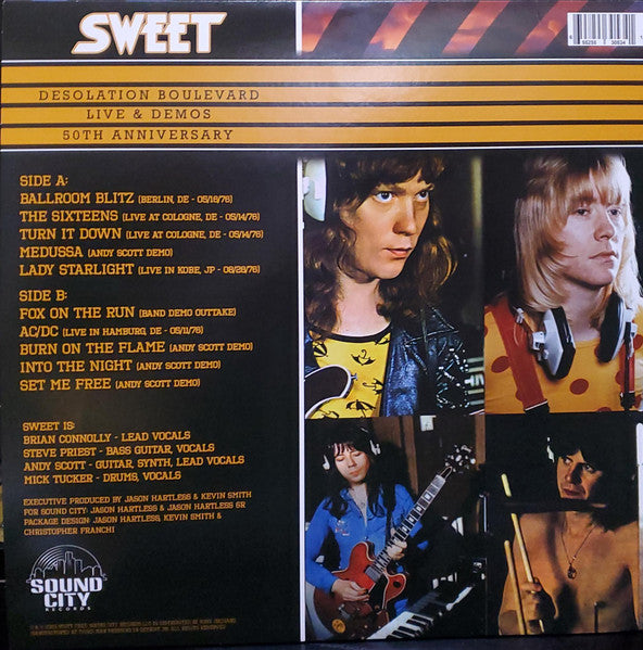Sweet, The : Desolation Boulevard - Live & Demos - 50th Anniversary (LP,Record Store Day)