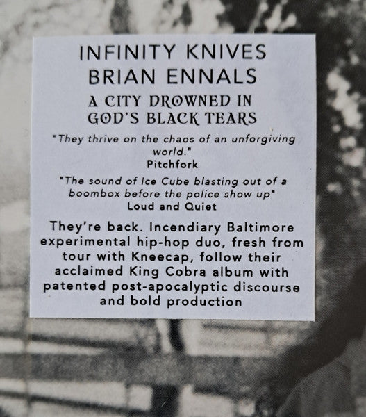 Infinity Knives & Brian Ennals : A City Drowned In God's Black Tears (LP,Album)