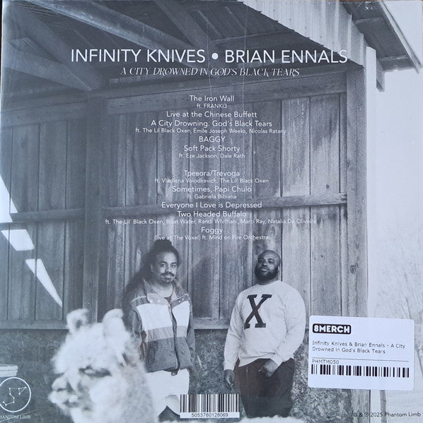 Infinity Knives & Brian Ennals : A City Drowned In God's Black Tears (LP,Album)