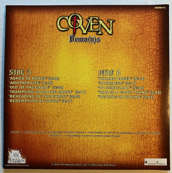 Coven (4) : Demo(n)s  (LP,Album,Limited Edition)
