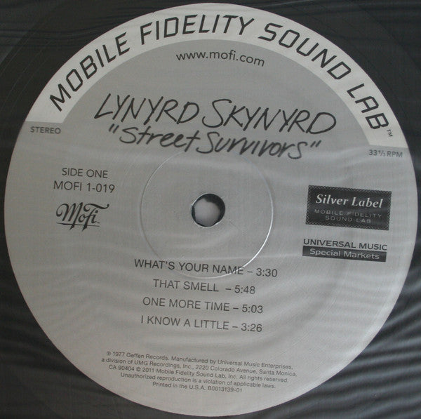 Lynyrd Skynyrd : Street Survivors (LP,Album,Limited Edition,Numbered,Reissue,Remastered,Special Edition)