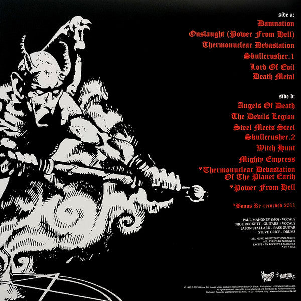 Onslaught (2) : Power From Hell (LP,Album,Limited Edition,Reissue)