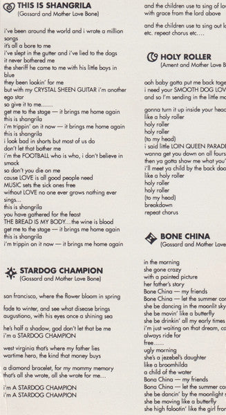 Mother Love Bone : Mother Love Bone (Compilation)