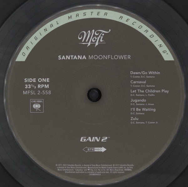 Santana : Moonflower (12",33 ⅓ RPM,Limited Edition,Numbered,Remastered,Stereo)