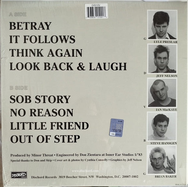 Minor Threat : Out Of Step (12",45 RPM,EP,Reissue,Remastered)