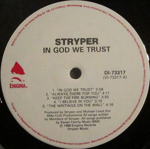 Stryper : In God We Trust (LP,Album)
