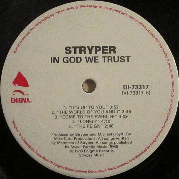 Stryper : In God We Trust (LP,Album)
