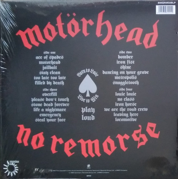 Motörhead : No Remorse (LP,Compilation,Reissue,Stereo)