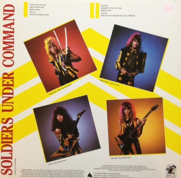 Stryper : Soldiers Under Command (LP,Album)