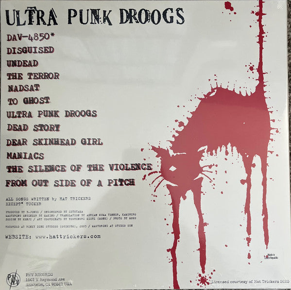 Hat Trickers : Ultra Punk Droogs (LP,Album,Reissue)
