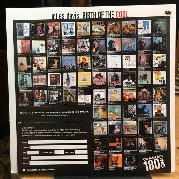 Miles Davis : Birth Of The Cool (LP,Album,Compilation,Reissue,Remastered)