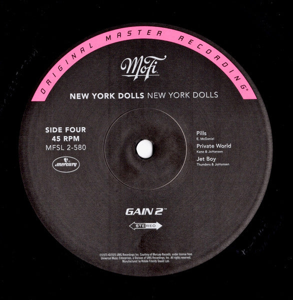 New York Dolls : New York Dolls (LP,45 RPM,Album,Limited Edition,Numbered,Reissue,Remastered,Stereo)