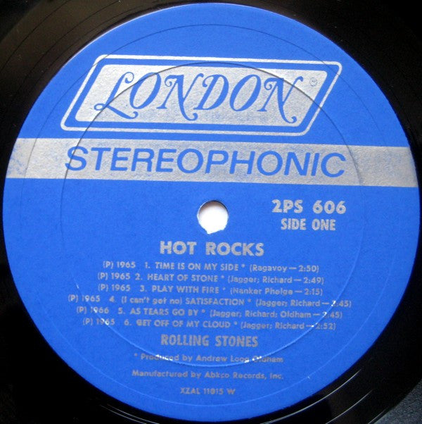 Rolling Stones, The : Hot Rocks 1964-1971 (LP,Compilation)