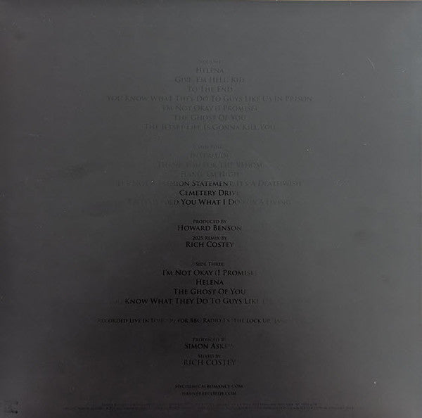 My Chemical Romance : Three Cheers For Sweet Revenge: Deluxe (LP,Album,Deluxe Edition,Etched)