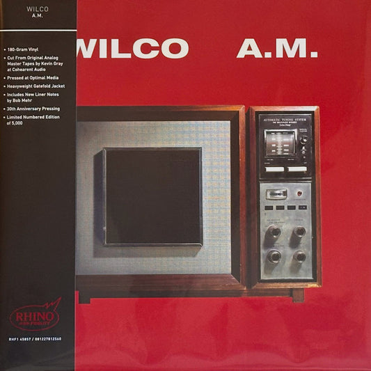Wilco : A.M. (LP,Album,Limited Edition,Numbered,Reissue,Stereo)
