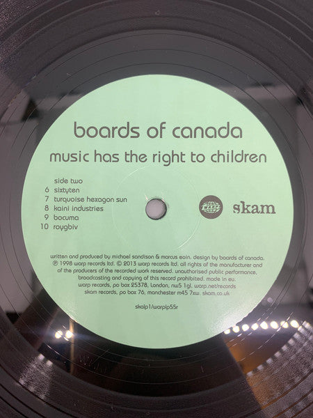Boards Of Canada : Music Has The Right To Children (LP,Album,Reissue)