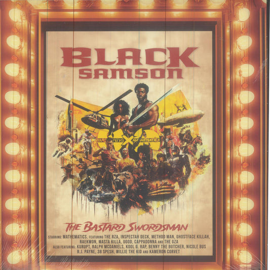 Wu-Tang Clan X Allah Mathematics : Black Samson, The Bastard Swordsman (LP,Album,Reissue)