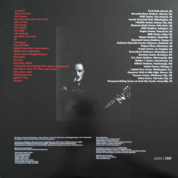 Zach Bryan : 24  (Live) (LP,Album,Limited Edition,Numbered)