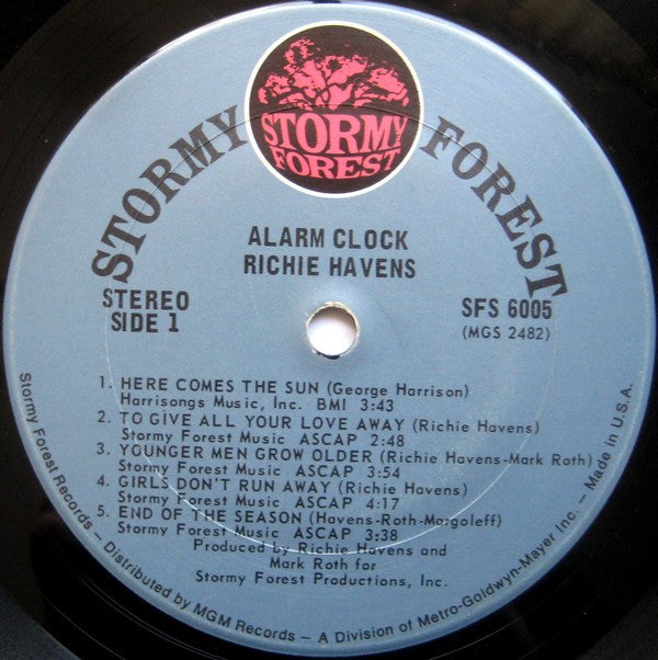 Richie Havens : Alarm Clock (LP,Album,Stereo)