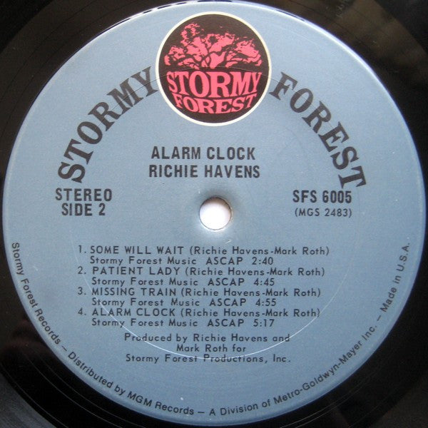Richie Havens : Alarm Clock (LP,Album,Stereo)