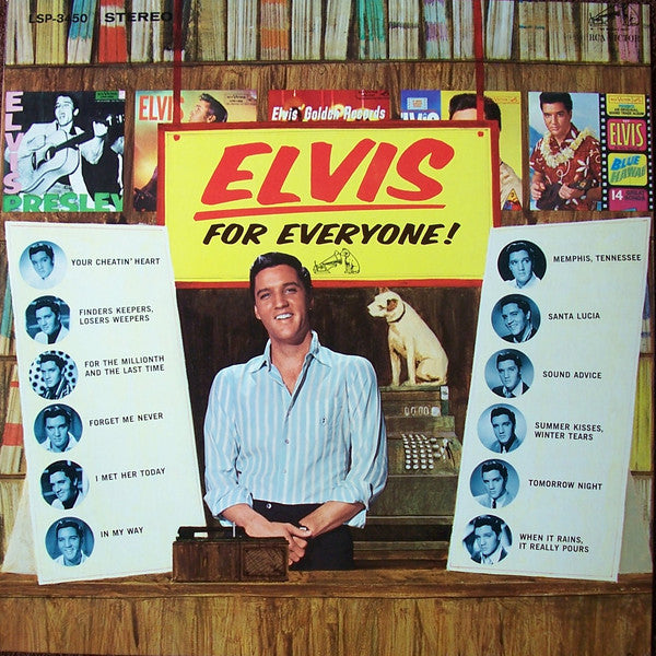 Elvis Presley : Elvis For Everyone! (LP,Album,Reissue)