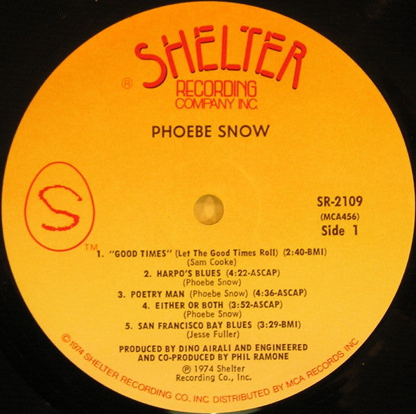 Phoebe Snow : Phoebe Snow (LP,Album,Stereo)