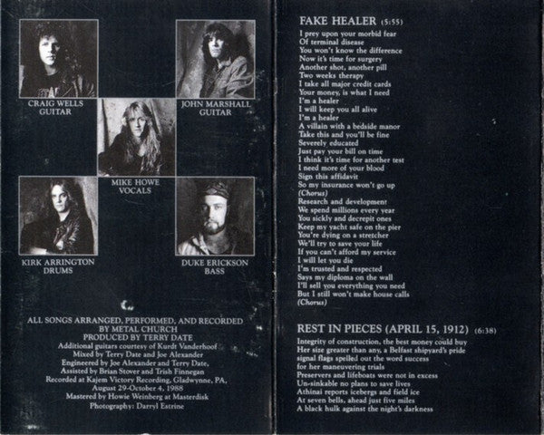 Metal Church : Blessing In Disguise (Album)