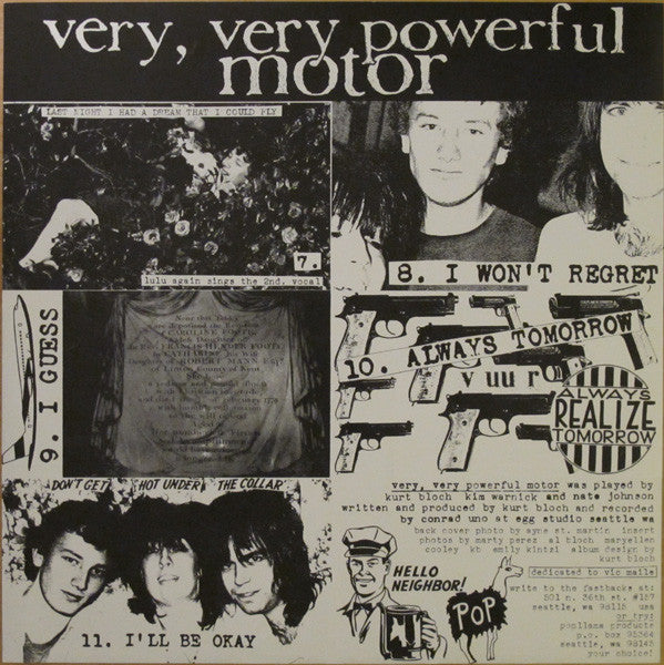 Fastbacks : Very, Very Powerful Motor (LP,Album)