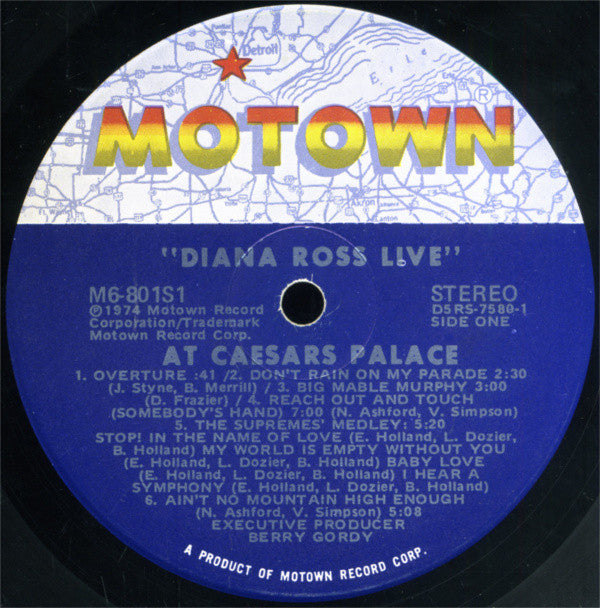 Diana Ross : Diana Ross Live At Caesars Palace (LP,Album)