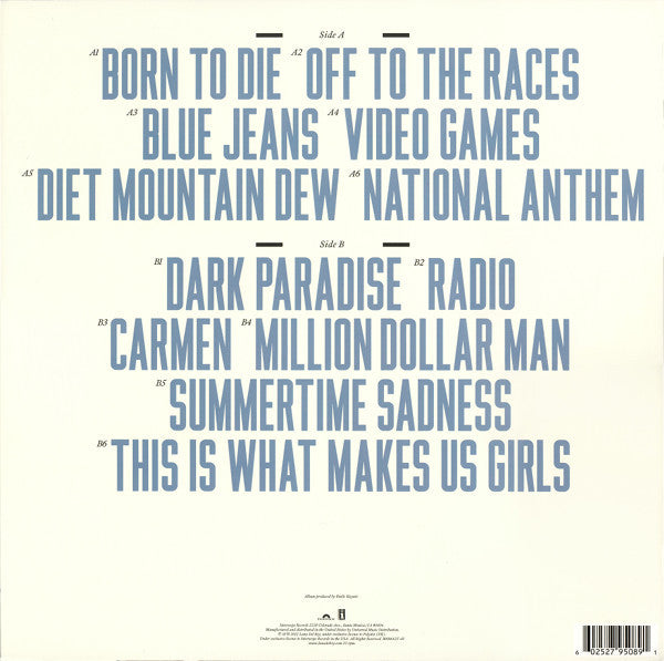 Lana Del Rey : Born To Die (LP,Album)