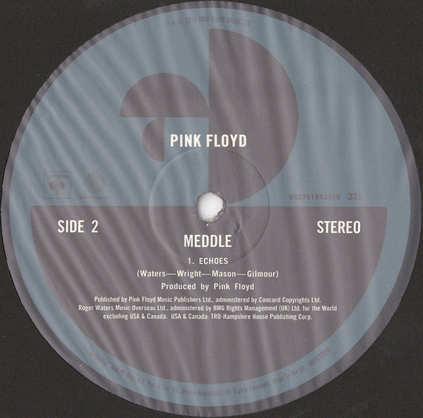 Pink Floyd : Meddle (LP,Album,Reissue,Remastered,Stereo)
