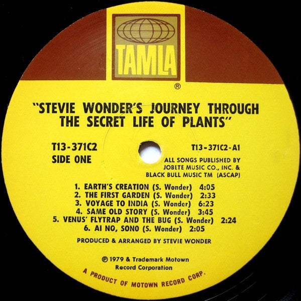 Stevie Wonder : Stevie Wonder's Journey Through The Secret Life Of Plants (LP,Album)