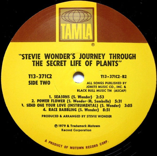 Stevie Wonder : Stevie Wonder's Journey Through The Secret Life Of Plants (LP,Album)