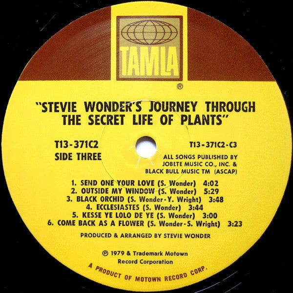 Stevie Wonder : Stevie Wonder's Journey Through The Secret Life Of Plants (LP,Album)