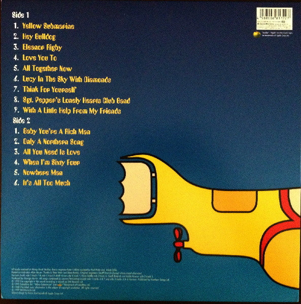 Beatles, The : Yellow Submarine Songtrack (LP,Compilation,Limited Edition,Reissue)