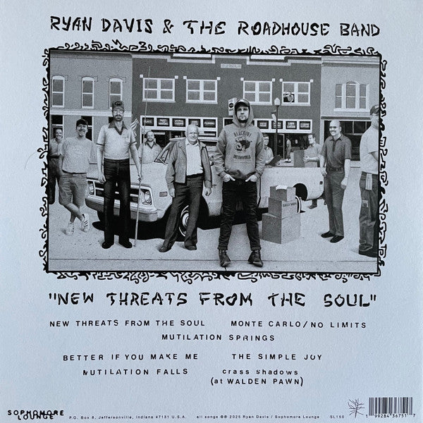 Ryan Davis & The Roadhouse Band : New Threats From The Soul (LP,Album)
