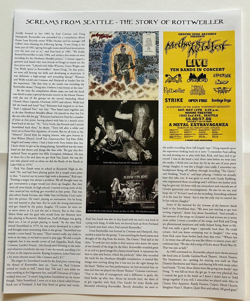 Rottweiller : Screams of the Innocent (LP,Album,Limited Edition)