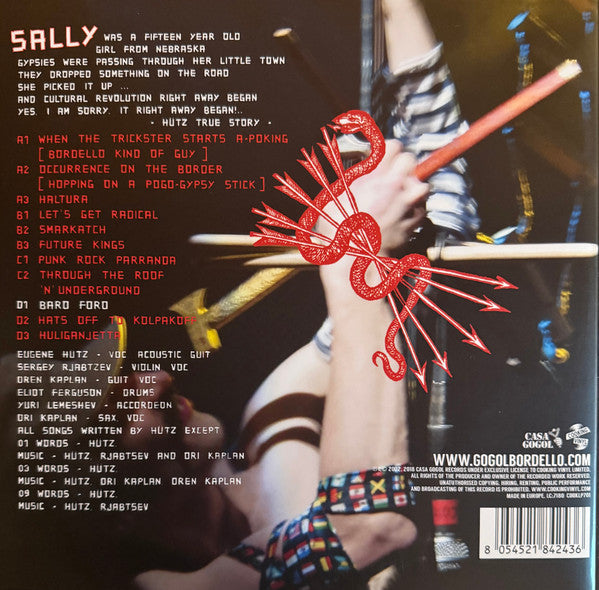Gogol Bordello : Multi Kontra Culti Vs. Irony (LP,45 RPM,Limited Edition,Numbered,Stereo)