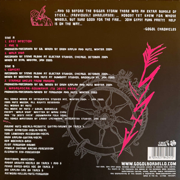 Gogol Bordello : East Infection (12",EP,Limited Edition,Numbered)