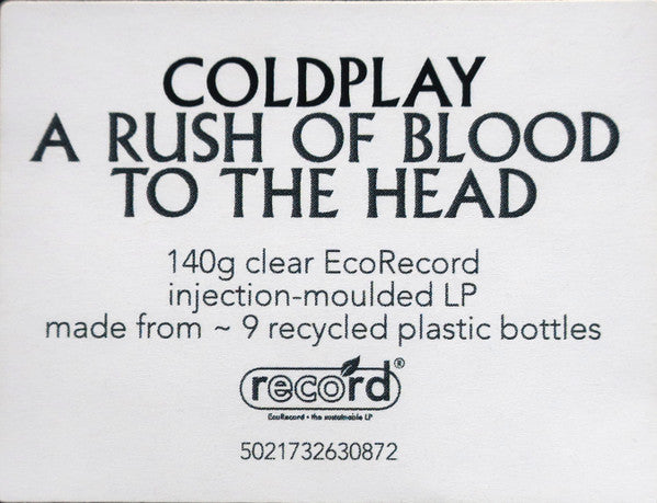 Coldplay : A Rush Of Blood To The Head (LP,Album,Reissue)