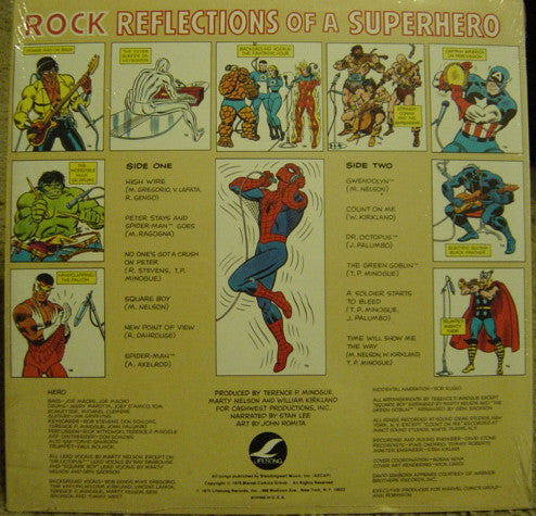 Hero (18) : Spider-Man: Rock Reflections Of A Superhero (LP,Album)