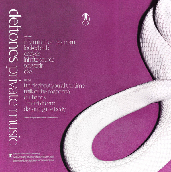 Deftones : Private Music (LP,Album,Limited Edition)