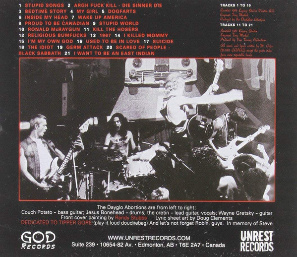 Dayglo Abortions : Feed Us A Fetus (Album,Reissue)