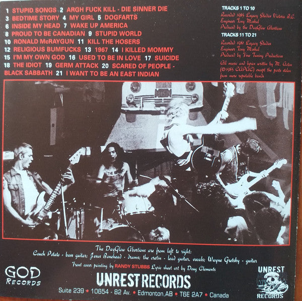 Dayglo Abortions : Feed Us A Fetus (Album,Reissue)