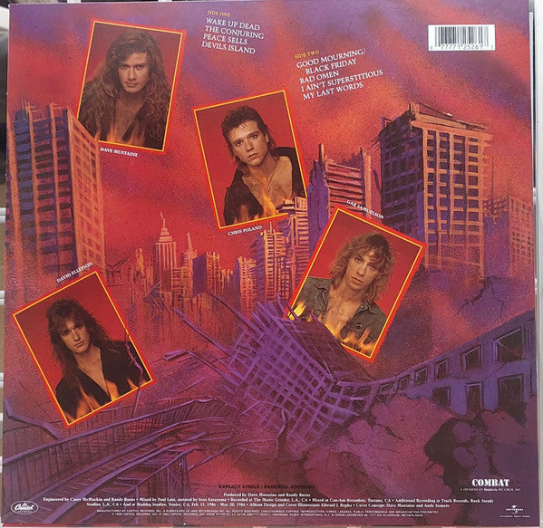 Megadeth : Peace Sells... But Who's Buying? (LP,Album,Reissue,Stereo)