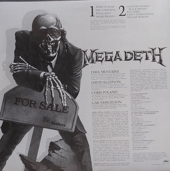 Megadeth : Peace Sells... But Who's Buying? (LP,Album,Reissue,Stereo)