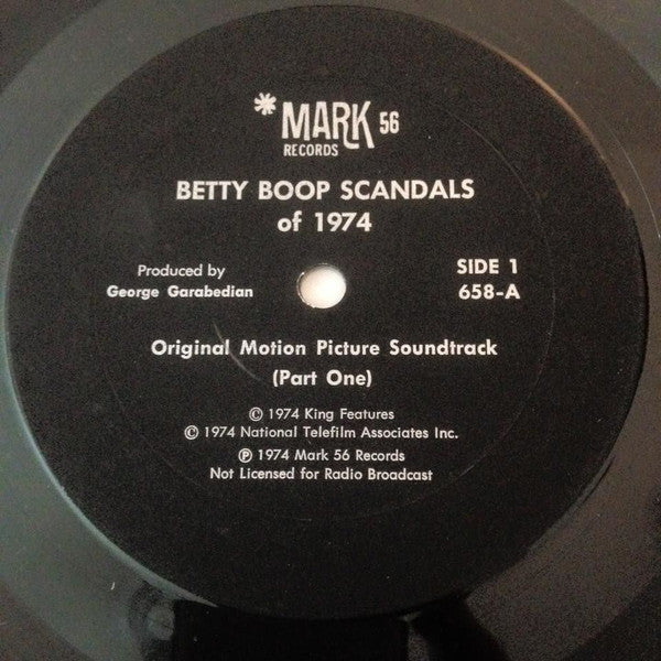Mae Questel, Betty Boop : Betty Boop - Scandals Of 1974 (Original Motion Picture Soundtrack) (LP,Album,Reissue,Stereo)