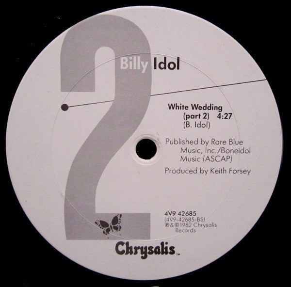 Billy Idol : White Wedding (12",33 ⅓ RPM)