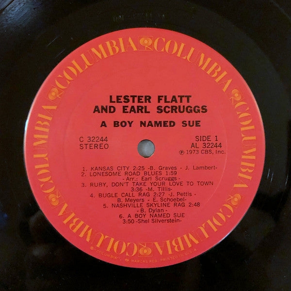 Flatt & Scruggs : A Boy Named Sue (LP,Album,Compilation,Stereo)